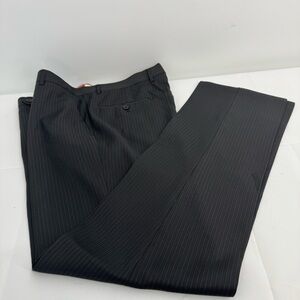 NEW Jiu Lun Men's size 36 x 32 Gray dress Suit Pants Striped